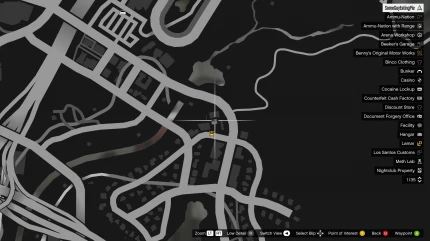 Расположение игральных карт (Playing Cards) в GTA Online