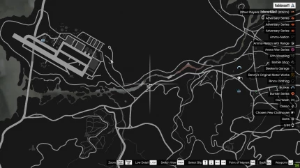 Расположение игральных карт (Playing Cards) в GTA Online