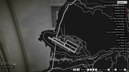 Расположение игральных карт (Playing Cards) в GTA Online