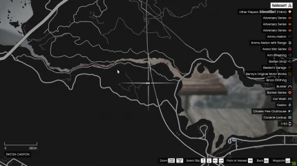 Расположение игральных карт (Playing Cards) в GTA Online