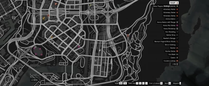 Расположение игральных карт (Playing Cards) в GTA Online