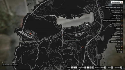 Расположение игральных карт (Playing Cards) в GTA Online